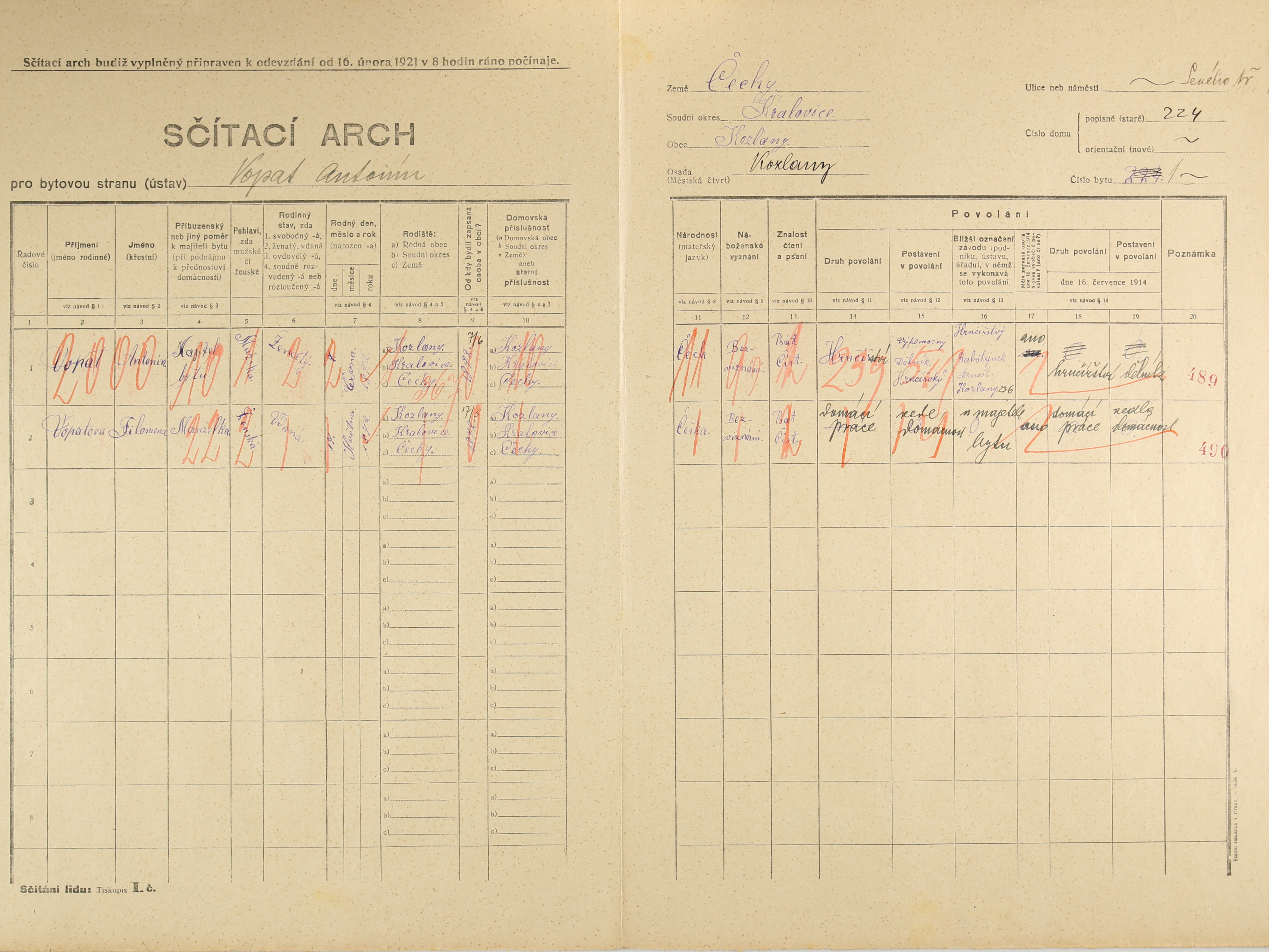 2. soap-ps_00423_census-1921-kozlany-cp224_0020